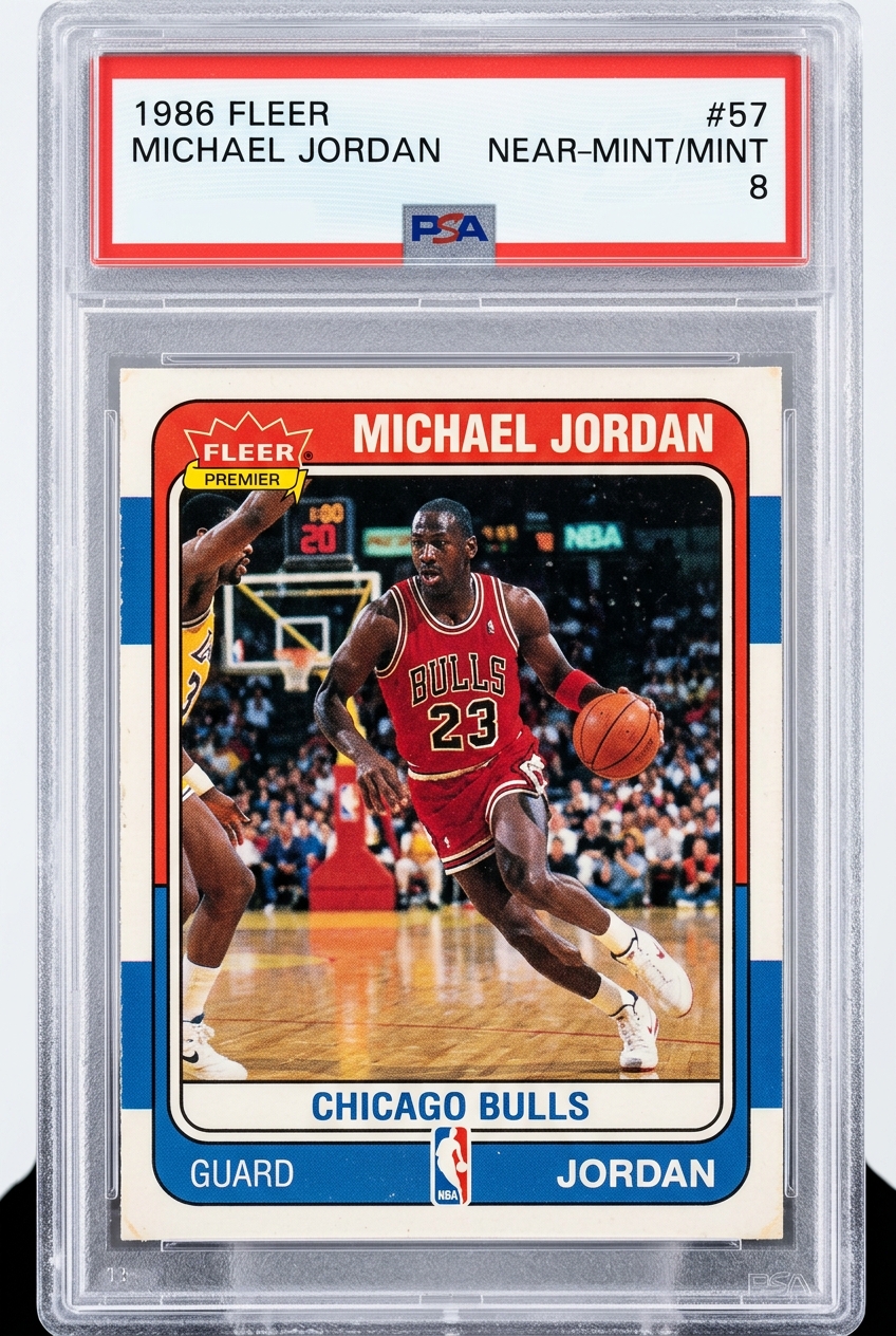 Michael Jordan 1986 Fleer #57 RC